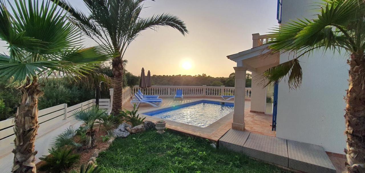 * Casa Del Diamante - Meer- Und Buchtblick Villa * Cala Pi  Luaran gambar