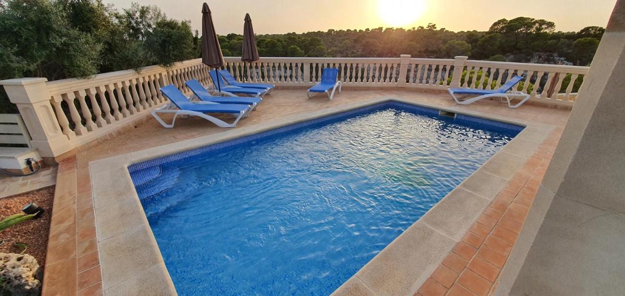 * Casa Del Diamante - Meer- Und Buchtblick Villa * Cala Pi  Luaran gambar