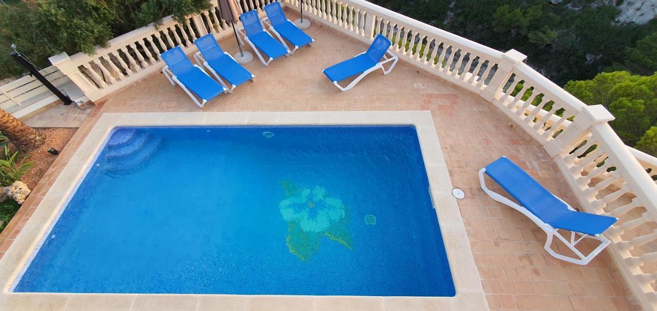 * Casa Del Diamante - Meer- Und Buchtblick Villa * Cala Pi  Luaran gambar