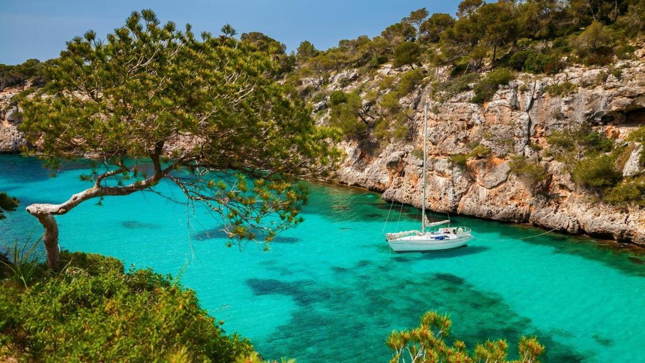 * Casa Del Diamante - Meer- Und Buchtblick Villa * Cala Pi  Luaran gambar