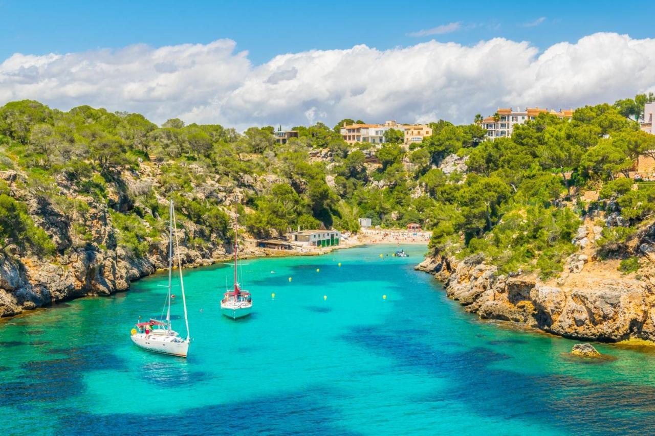 * Casa Del Diamante - Meer- Und Buchtblick Villa * Cala Pi  Luaran gambar
